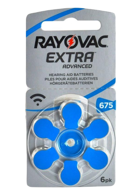 RAYOVAC EXTRA Advanced 675 Azul 6u